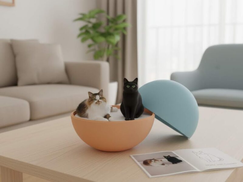 ガチャガチャ猫