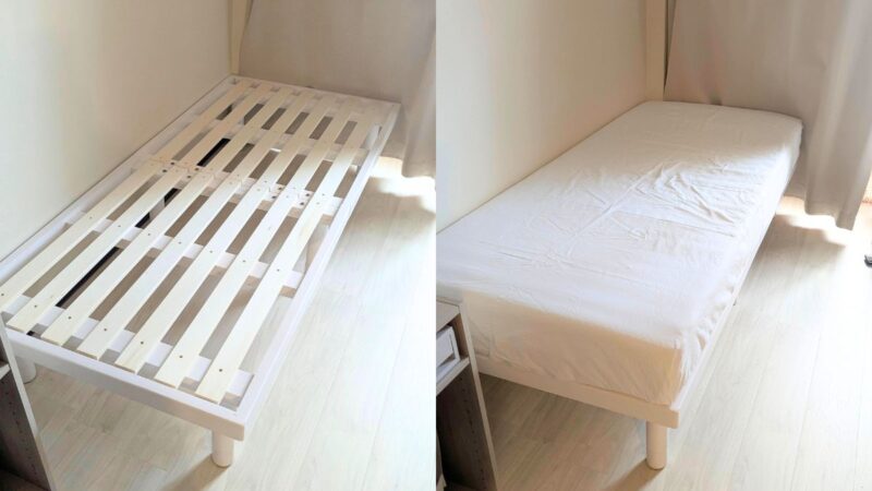 セミシングルショートサイズのすのこベッド